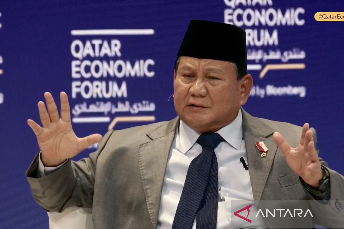 Indonesia not protectionist: Prabowo at Qatar Economic Forum