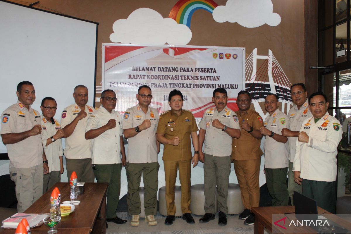 Satpol PP Maluku sinergisitas dengan TNI-Polri kawal Pilkada 2024