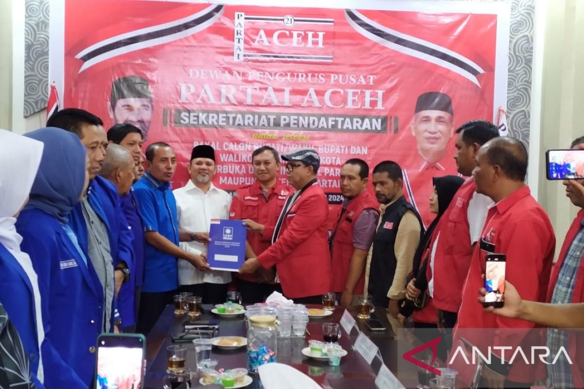 Empat ketua Parnas di Aceh daftar ke PA jadi bakal Cawagub Mualem