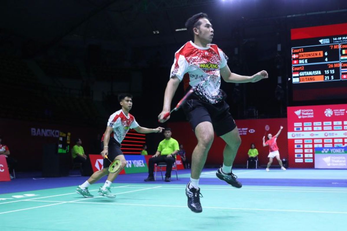 Sabar/Reza susul Bagas/Fikri ke perempat final Indonesia Open 2024