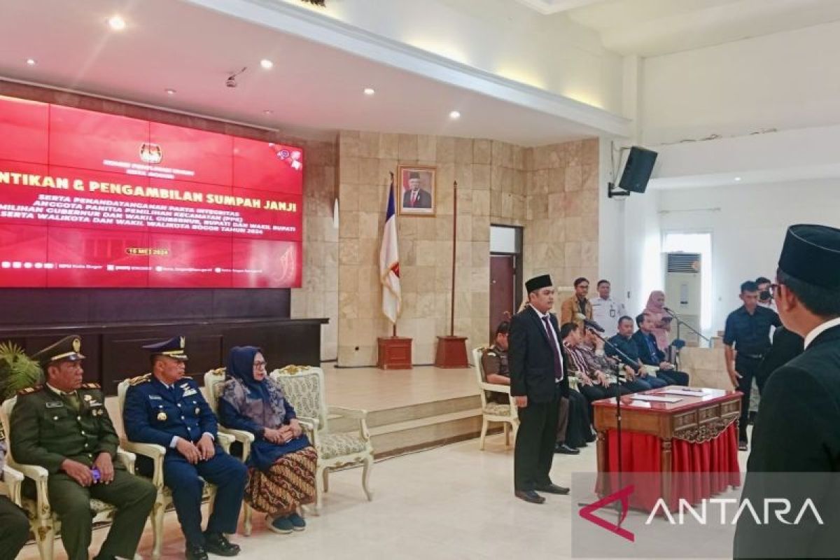 KPU Kota Bogor minta PPK baru jaga netralitas pada Pilkada 2024