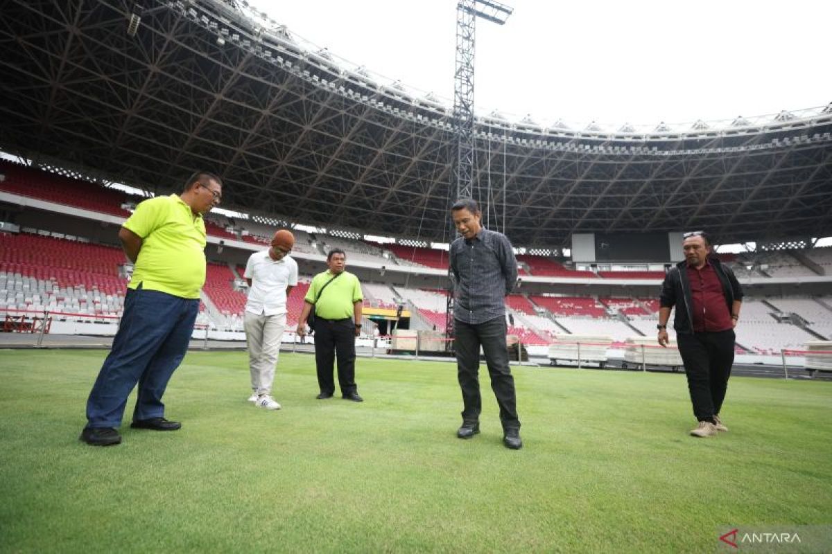 PSSI tinjau rumput SUGBK jelang dua laga kualifikasi Piala Dunia 2026