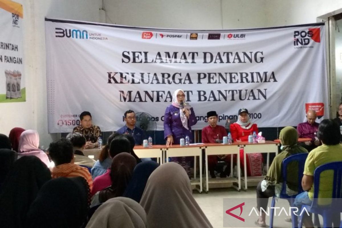 Pemkot Pangkalpinang salurkan bantuan beras 14 ton untuk kecamatan Gerunggang