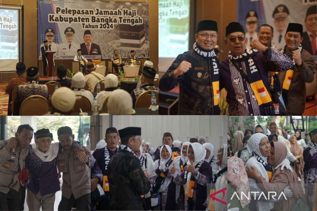 Info Haji 2024 - 149 calon haji Bangka Tengah berangkat ke tanah suci