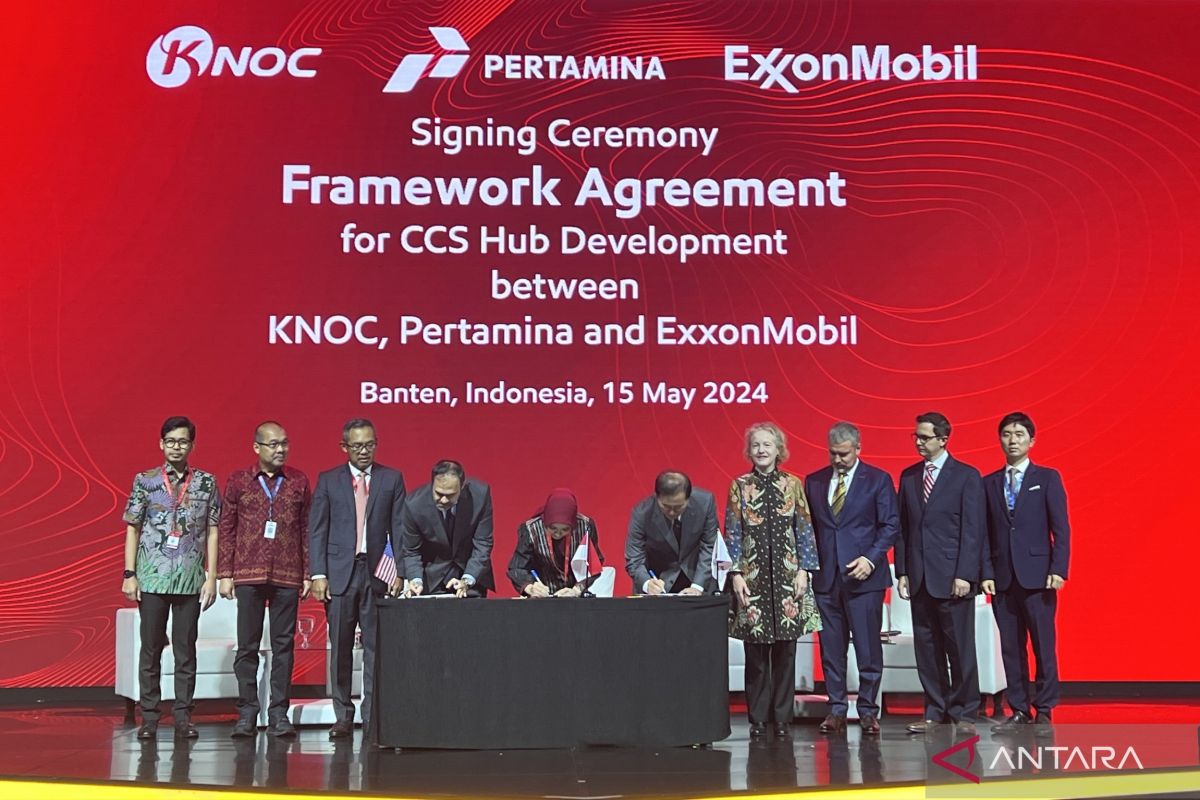 Pertamina, KNOC dan ExxonMobil jalin kerja sama kembangkan CCS