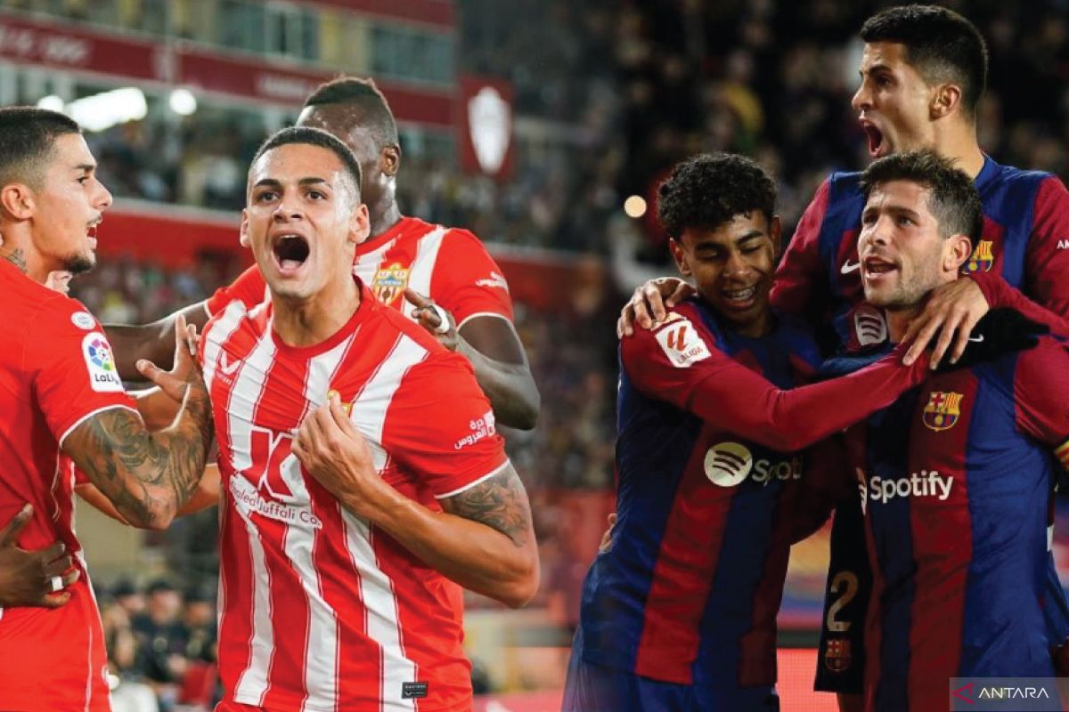 Prediksi Almeria vs Barcelona, skor, susunan pemain dan head to head