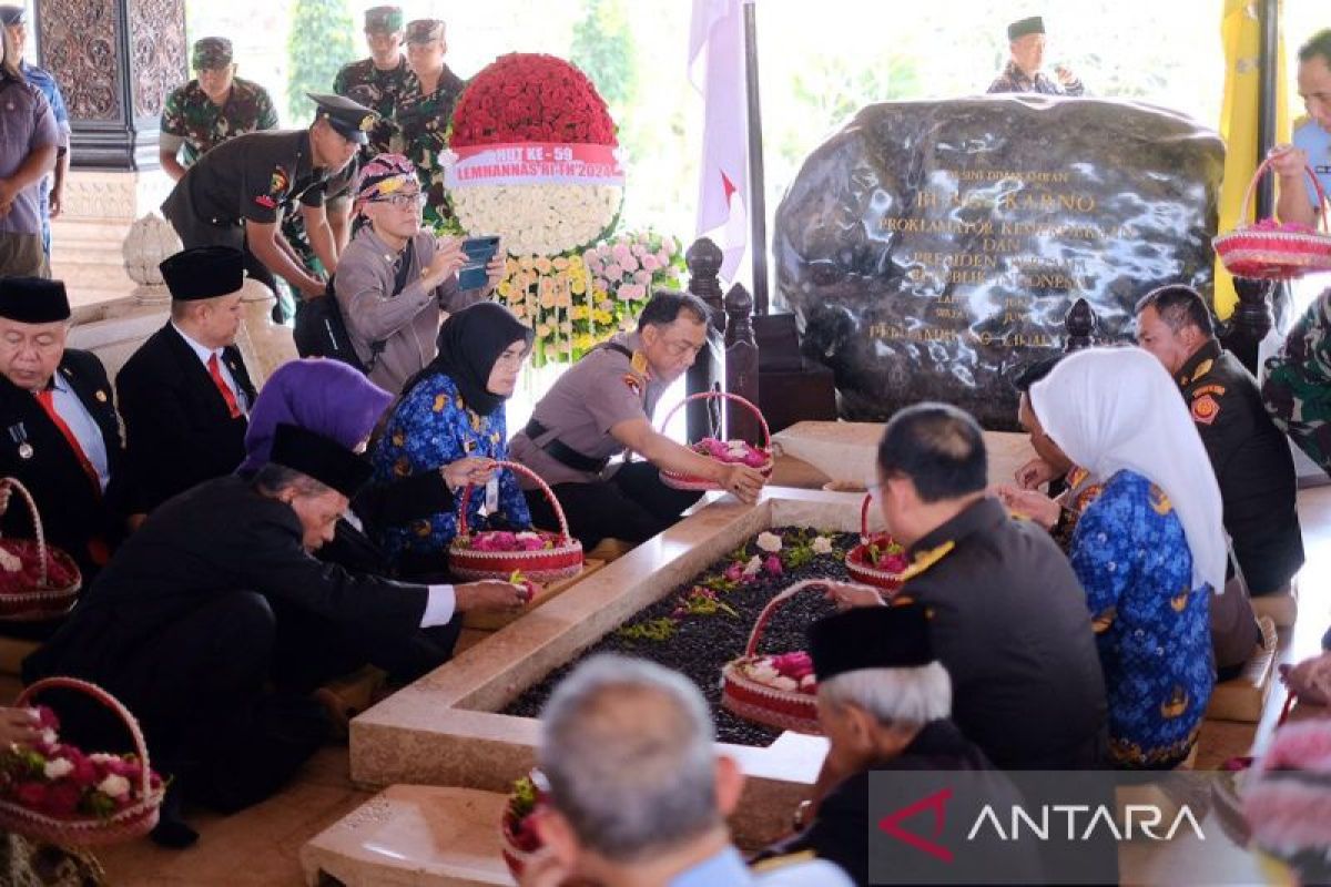 Pimpinan Lemhannas ziarah makam Bung Karno