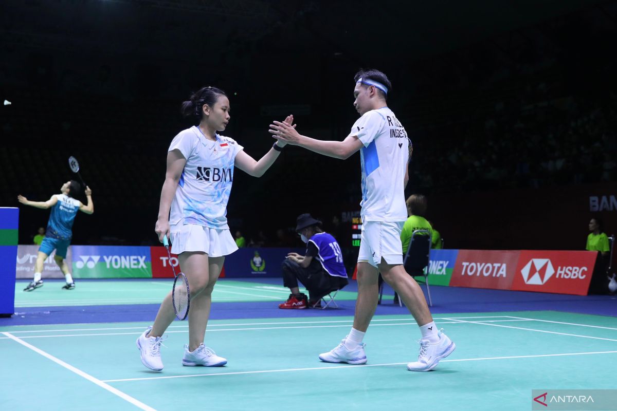 Thailand Open: Rinov/Pitha ke semifinal usai taklukkan Dejan/Gloria