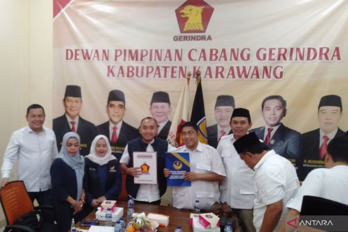 NasDem dan Gerindra Karawang sepakat koalisi usung petahana pada Pilkada 2024