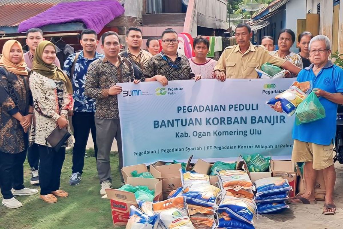 Pegadaian lakukan gerakan peduli  korban banjir di OKU