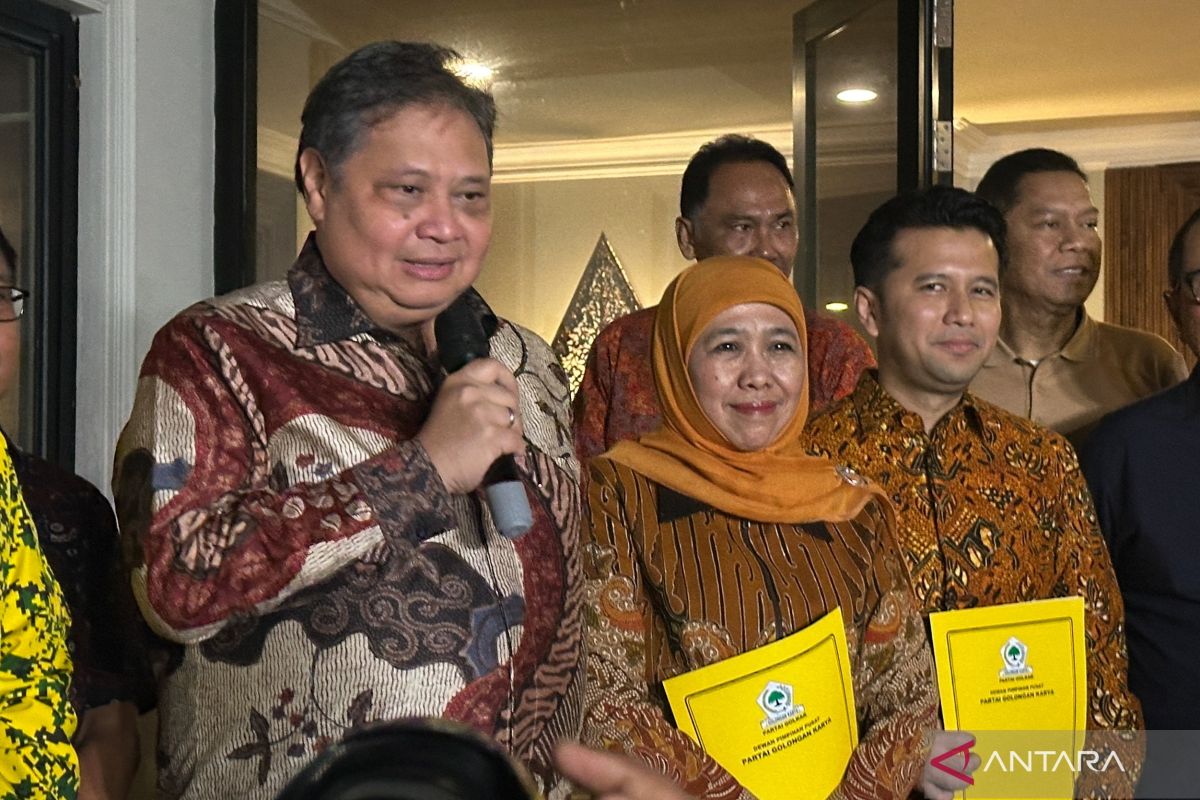 Pilkada Jatim 2024, Golkar resmi usung Khofifah-Emil