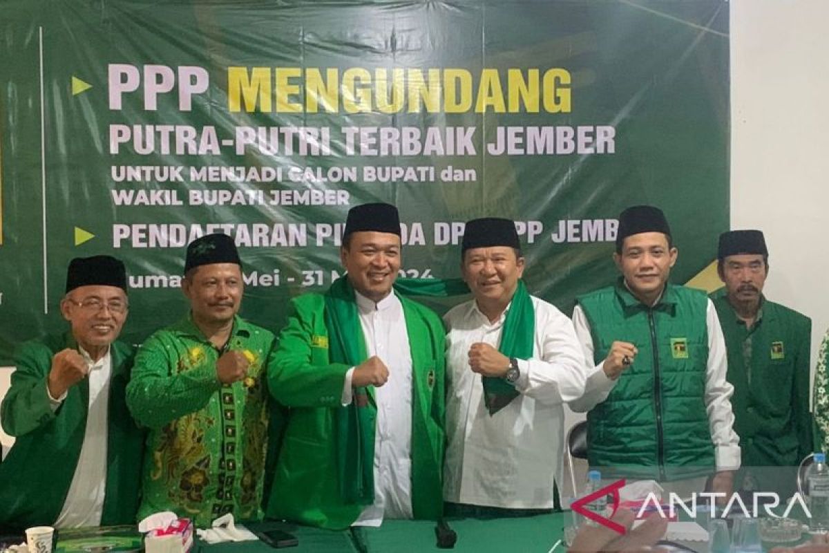 Hendy Siswanto daftar bakal cabup Jember melalui PPP