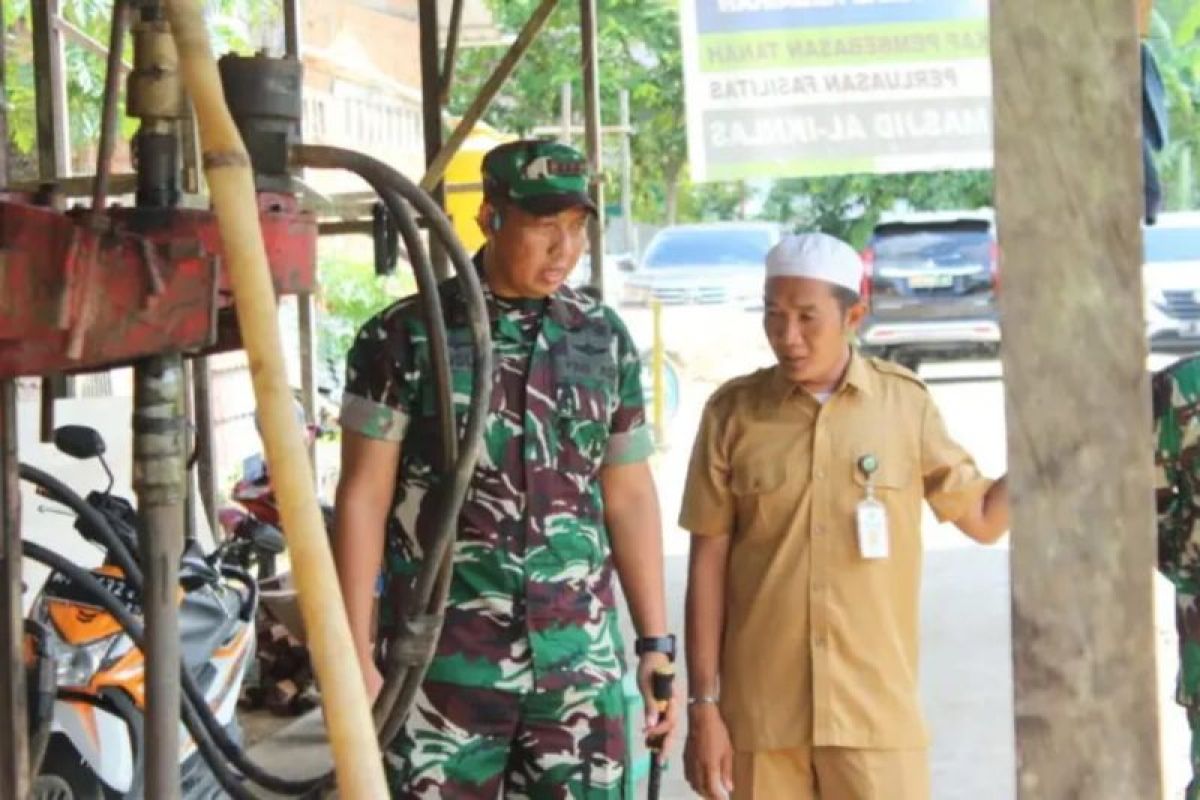 TNI Manunggal Air Bersih gali sumur bor  di Samarinda
