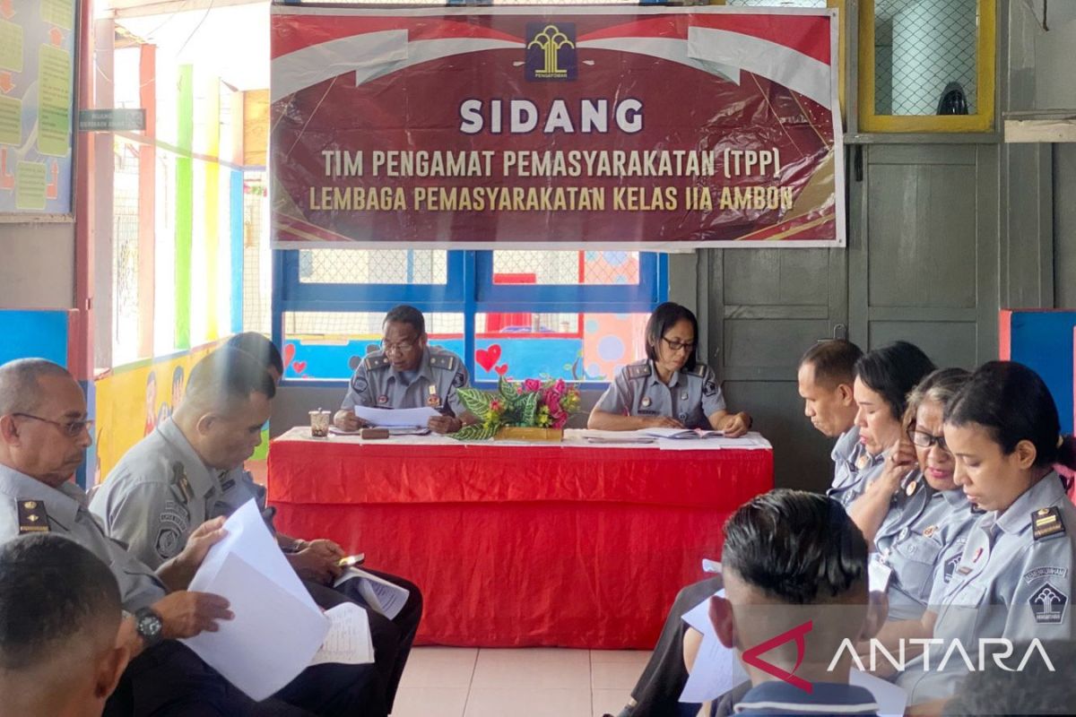 Lapas Ambon lakukan sidang TPP usulkan reintegrasi sosial warga binaan