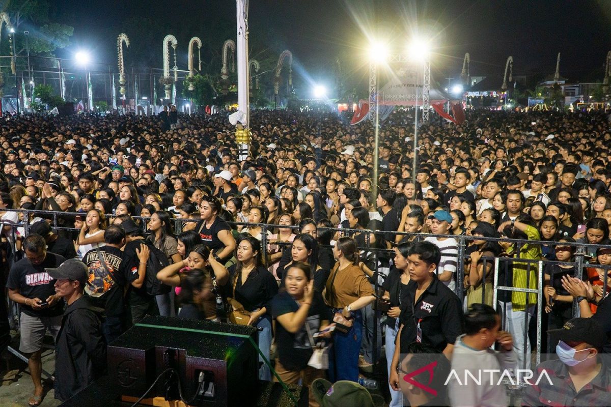 Ribuan orang ramaikan acara penutupan HUT ke-820 Kota Bangli
