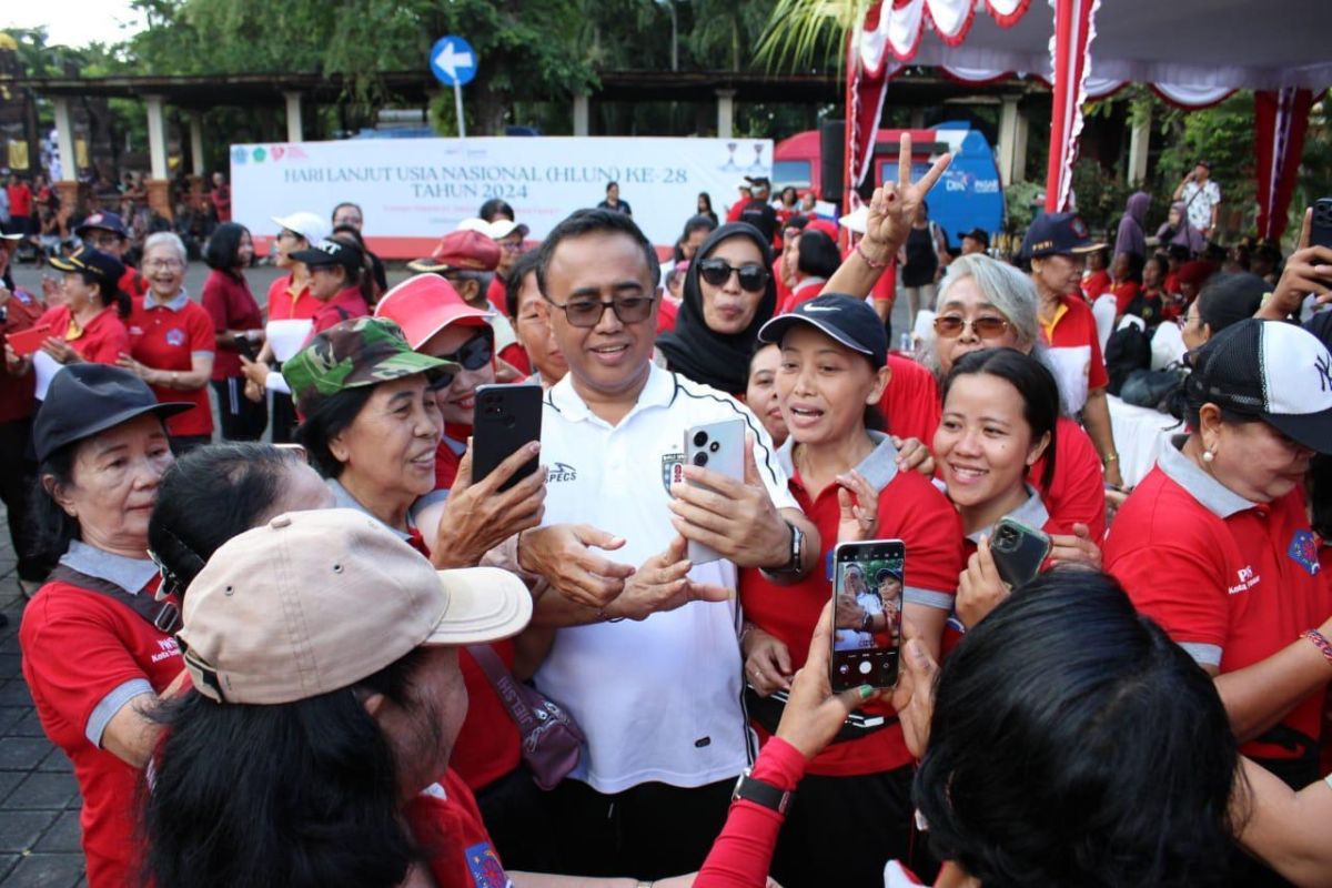 Ratusan lansia di Denpasar rayakan Hari Lanjut Usia Nasional