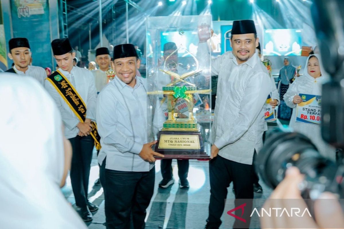 Pesan Bobby: Amalkan nilai-nilai Al Quran, ini dia juara MTQ Kota Medan