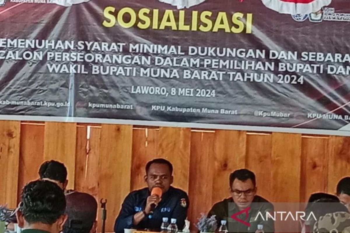 KPU Mubar: Pasangan calon independen Rafis-Satiriyani didukung 6.200 e-KTP