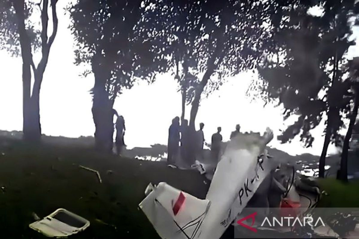Pesawat yang jatuh di BSD Tangerang dari Indonesia Flying Club