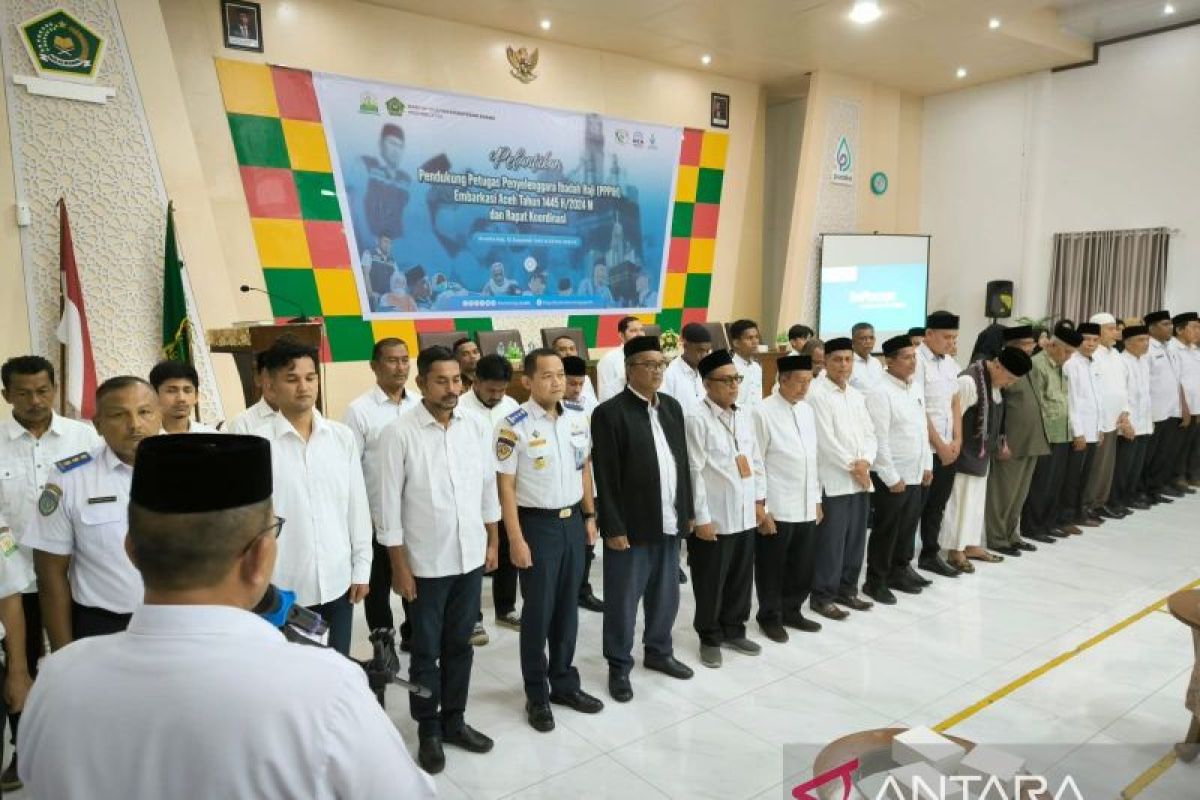 Kemenag minta 96 PPPIH Embarkasi Aceh layani jamaah haji secara maksimal