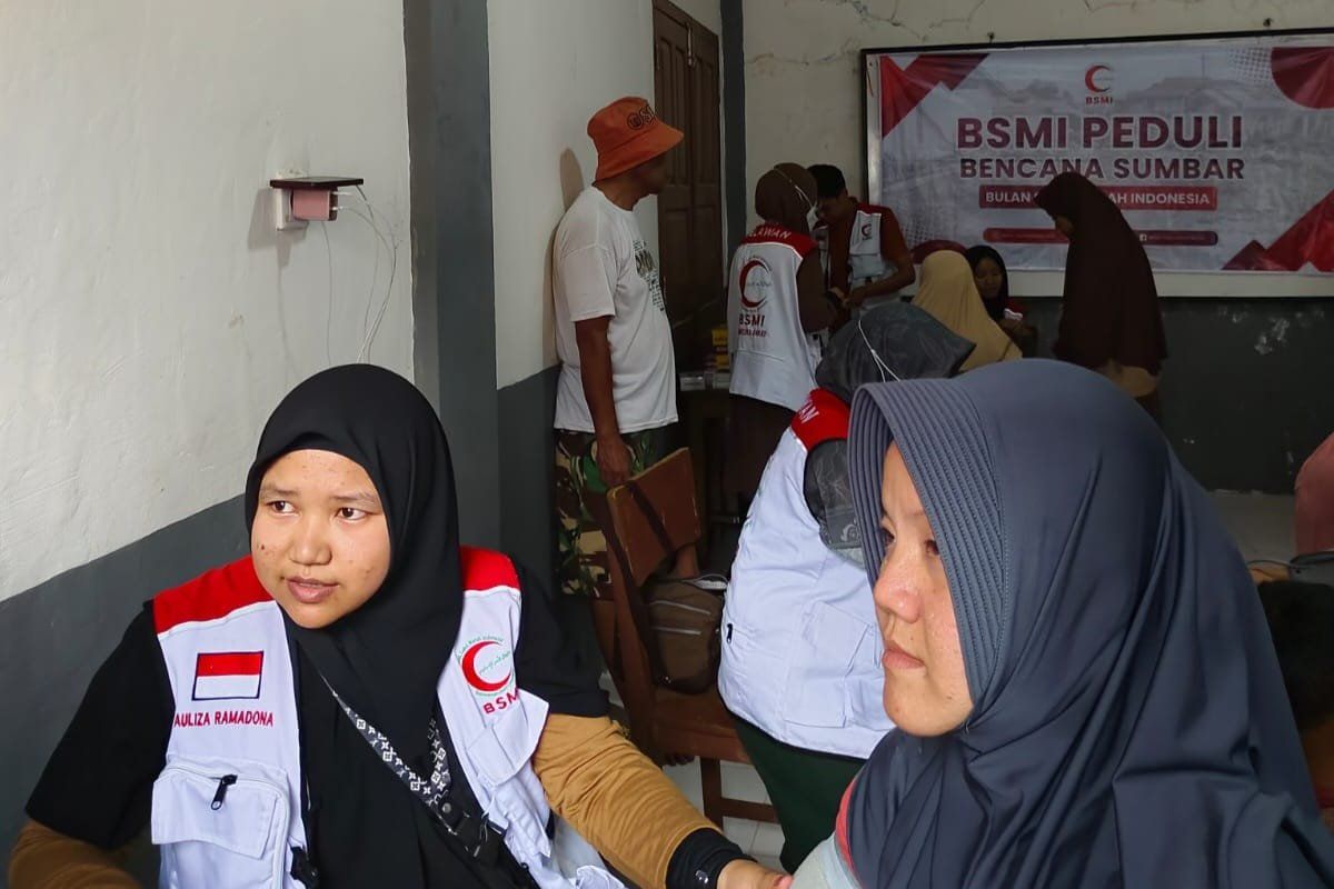 BSMI Sumbar adakan pengobatan gratis bagi korban banjir lahar dingin