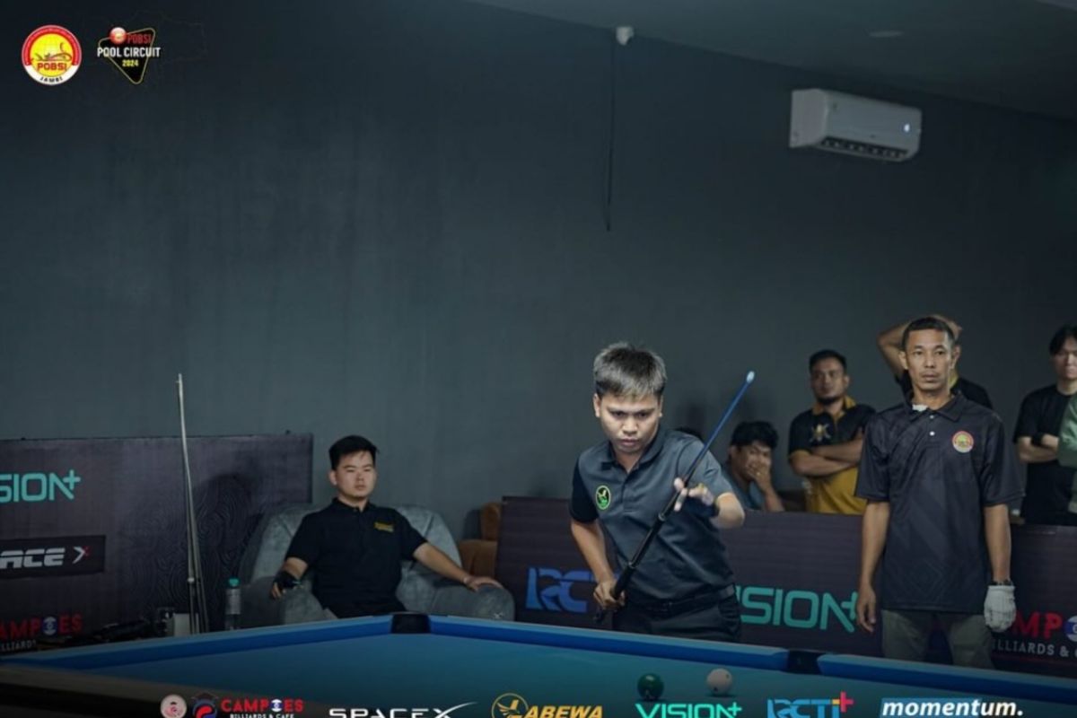 Pebiliar Irwanto sabet juara POBSI Pool Circuit 2024 seri pertama