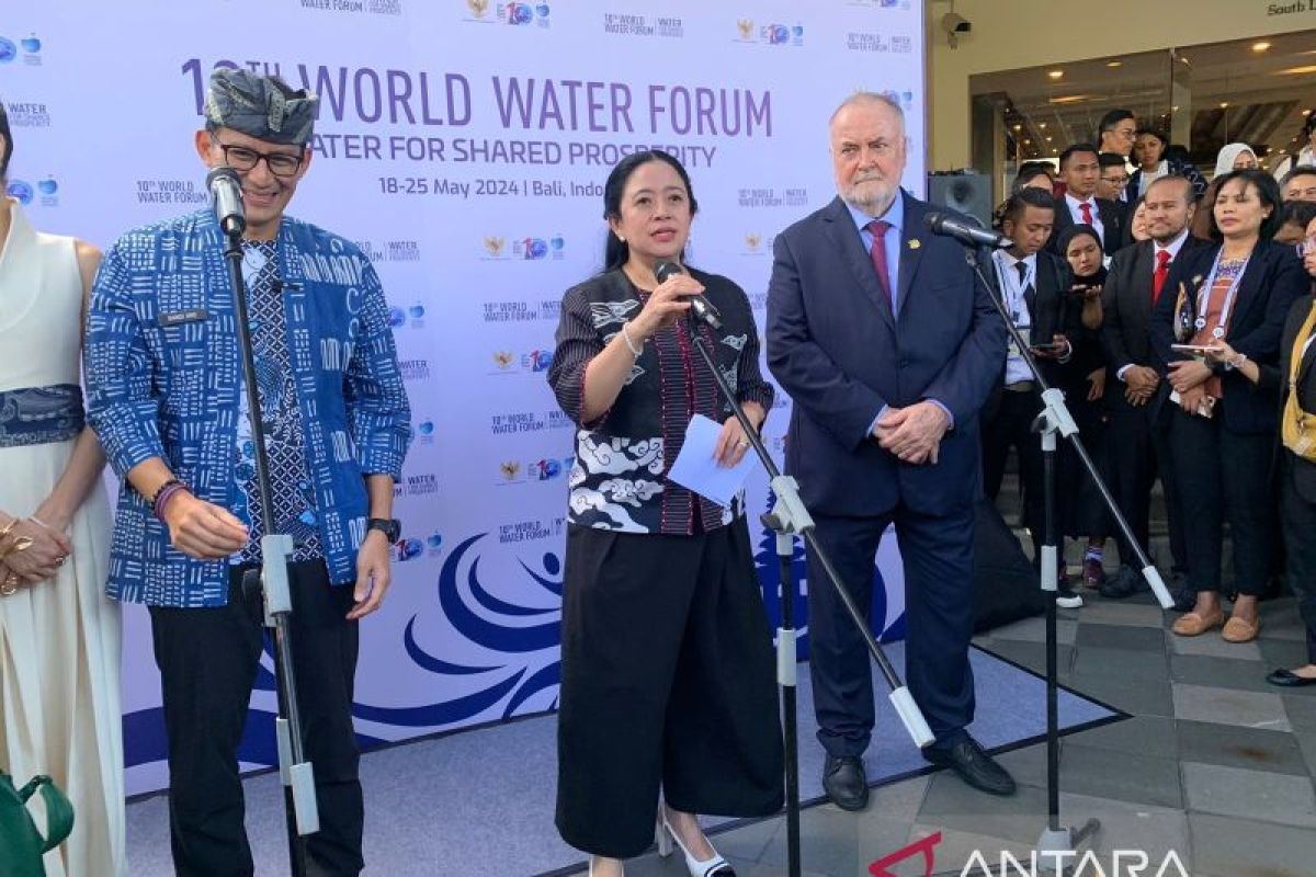 Ketua DPR singgung pertemuan dengan Presiden Jokowi di World Water Forum
