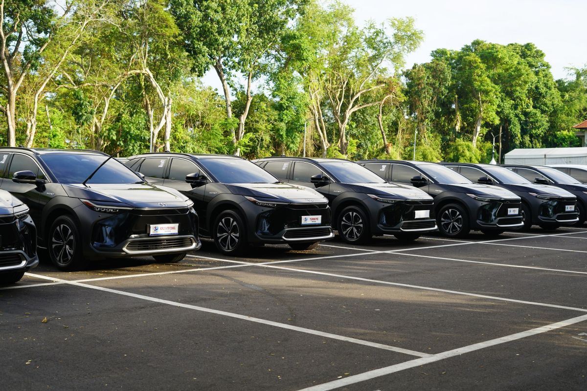 Toyota sediakan 130 unit mobil listrik bZ4X untuk World Water Forum Ke-10 di Bali
