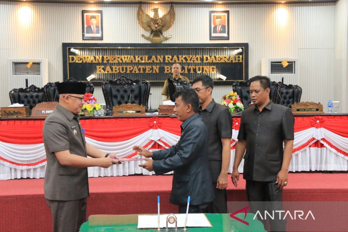 DPRD sampaikan rekomendasi LKPJ Bupati Belitung 2023