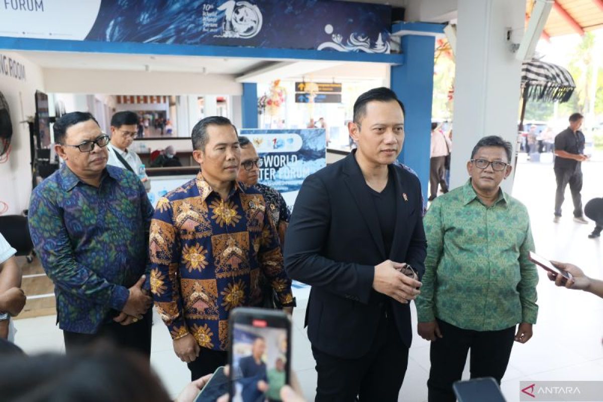 Menteri AHY hadiri World Water Forum 2024 di Bali