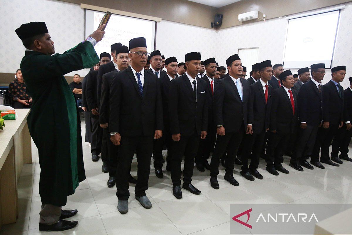 Panwaslih Pilkada di sembilan kabupaten di Aceh sudah terbentuk