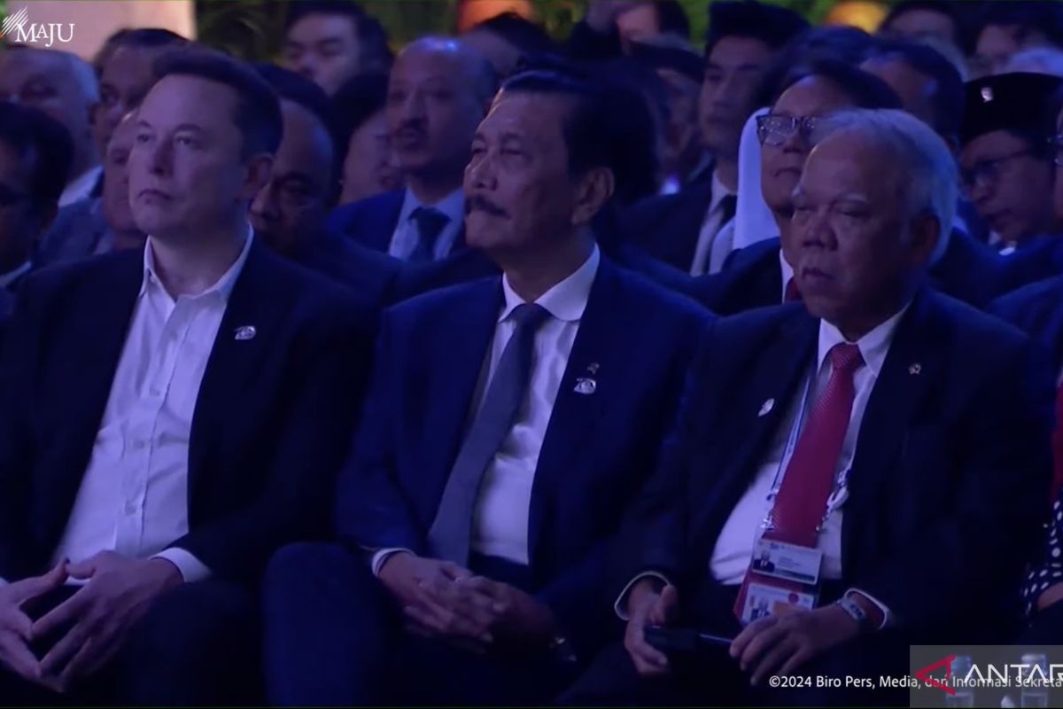 Elon Musk didampingi Luhut di pembukaan World Water Forum 2024