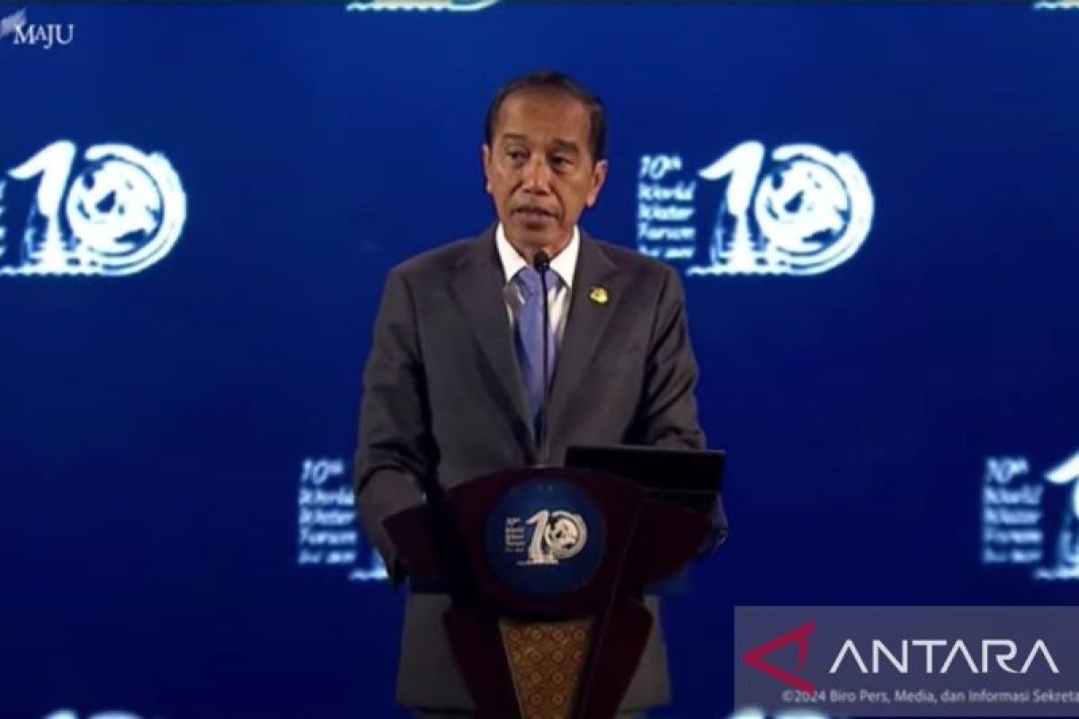 Collaboration was key to solve water issue: President Jokowi