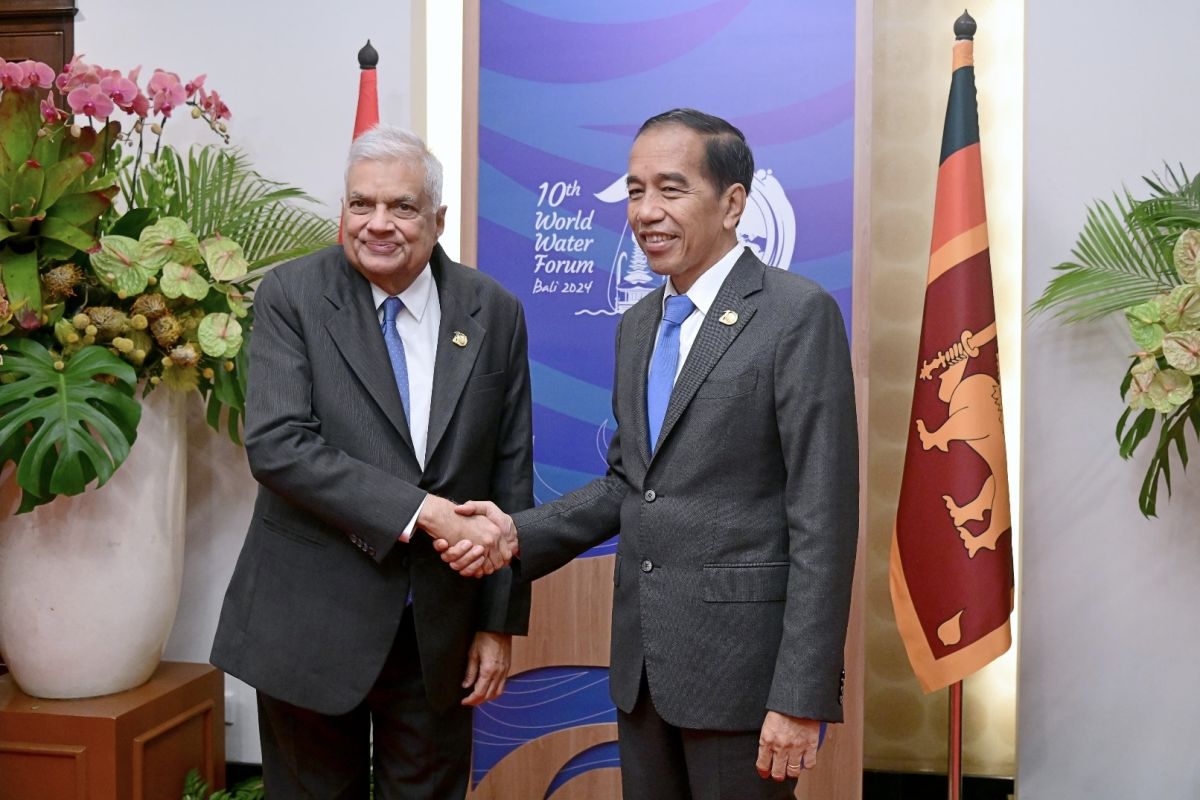 Jokowi adakan pertemuan bilateral dengan Presiden Sri Lanka