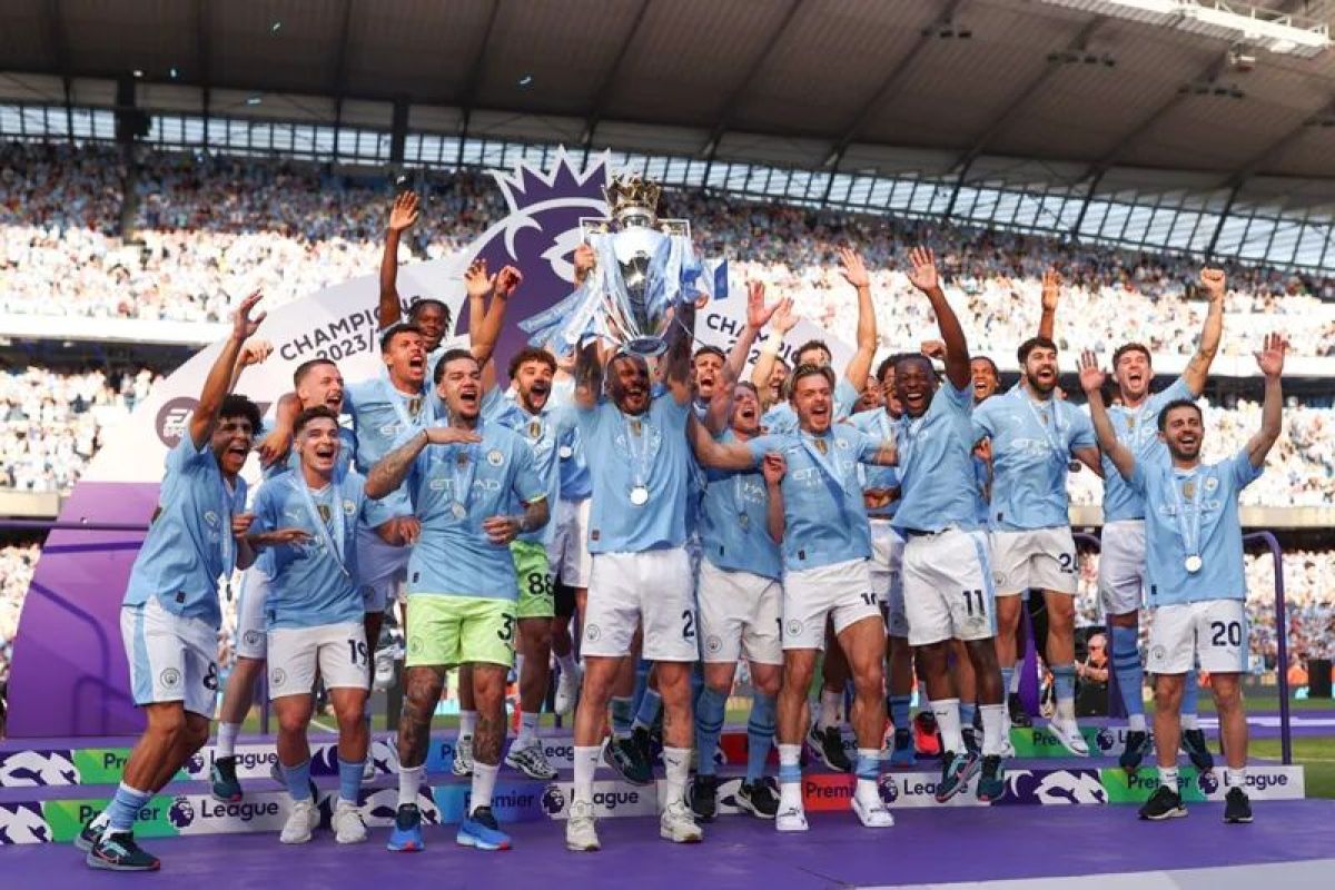 Lima kunci sukses Manchester City juara liga empat kali