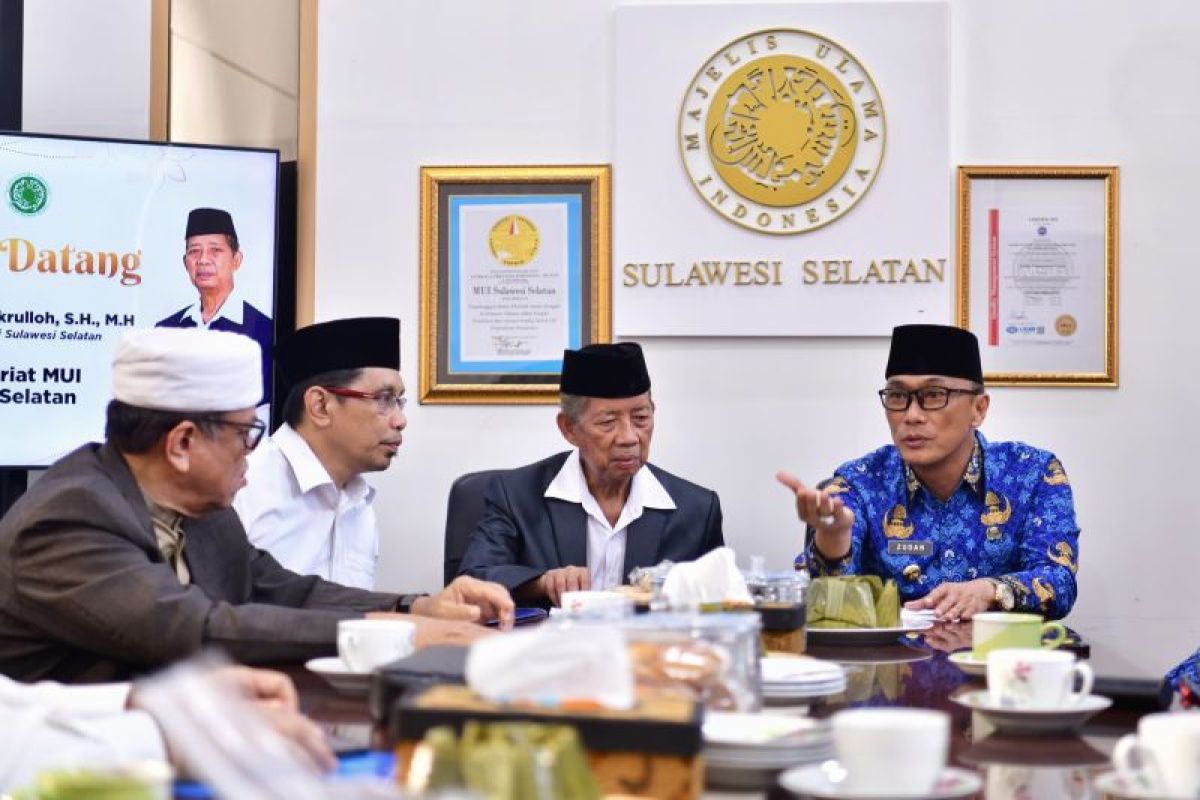 Pj Gubernur dan organisasi keagamaan memperkuat sinergi jaga Sulsel