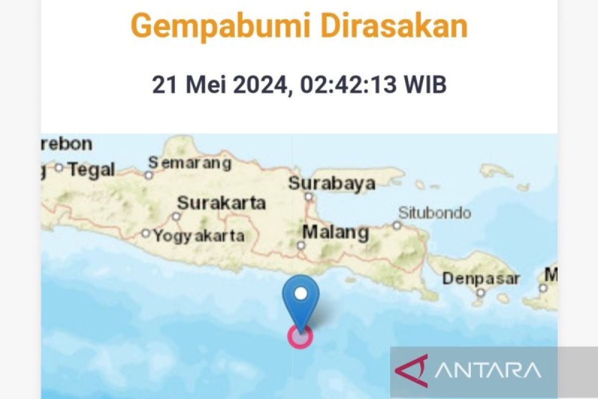 BMKG: Gempa magnitudo 5,3 guncang Malang