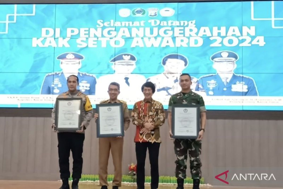 Bupati Kutim terima penghargaan Seto Award 2024