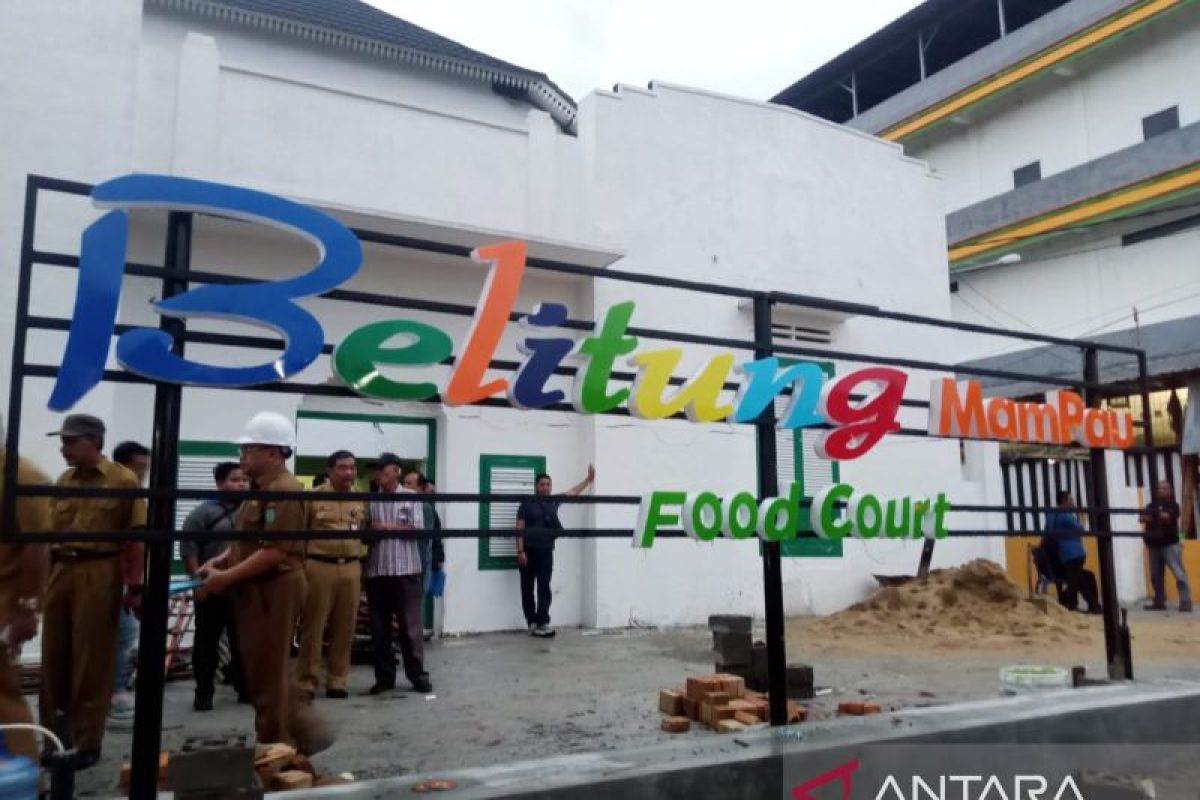 Pj Bupati Belitung pastikan food court segera beroperasi