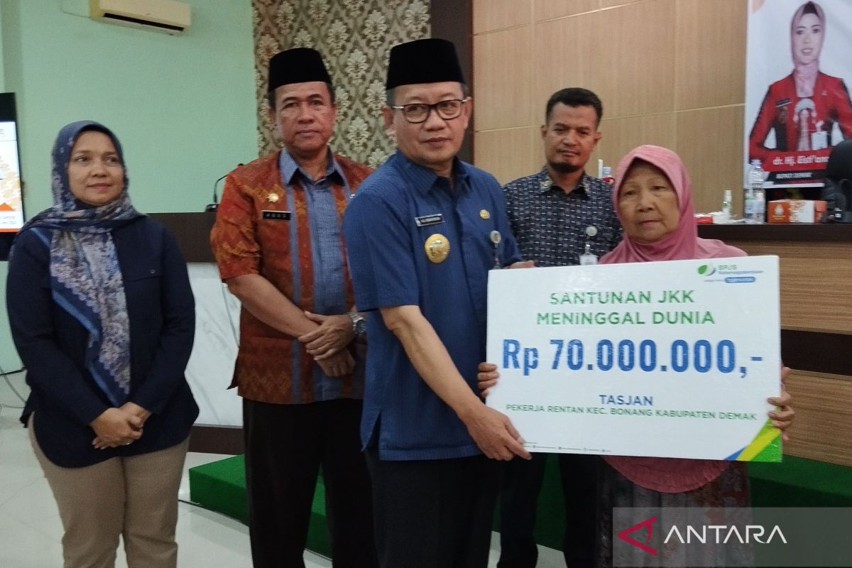 10.000 pekerja rentan di Demak dilindungi Jamsostek