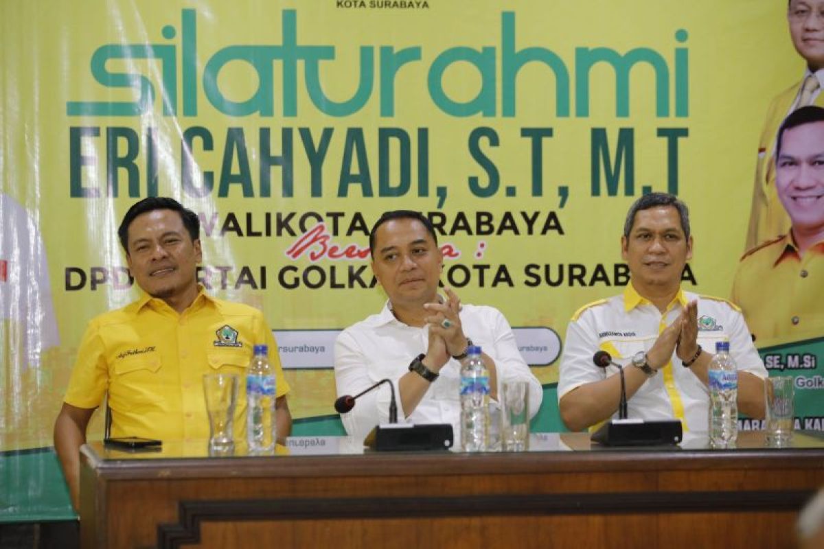 Eri Cahyadi ajak Golkar lanjutkan kerja sama pembangunan Surabaya