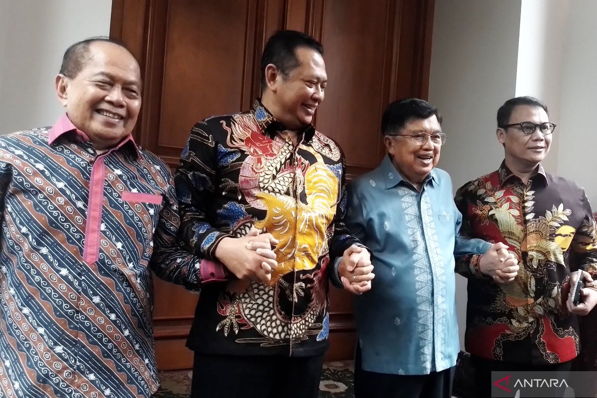 Pimpinan MPR dan Jusuf Kalla bahas wacana badan penerimaan negara