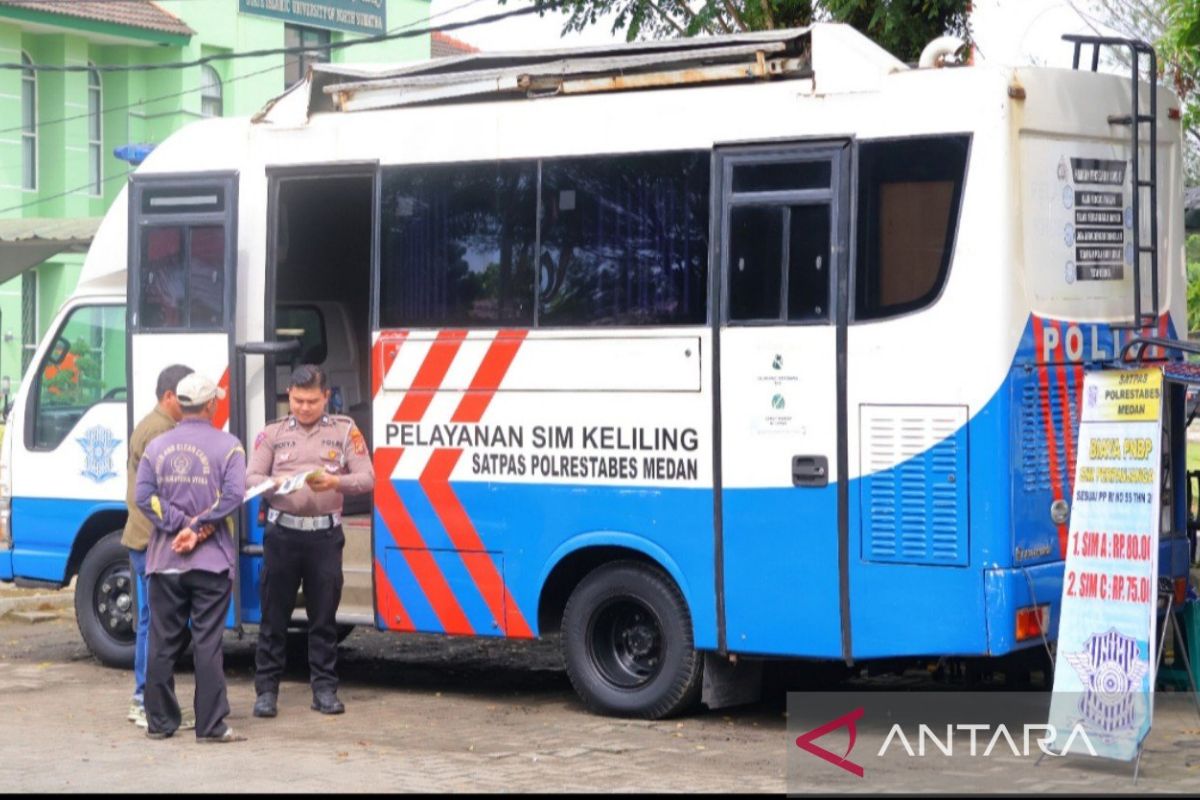 Layanan SIM Keliling di lima wilayah Jakarta