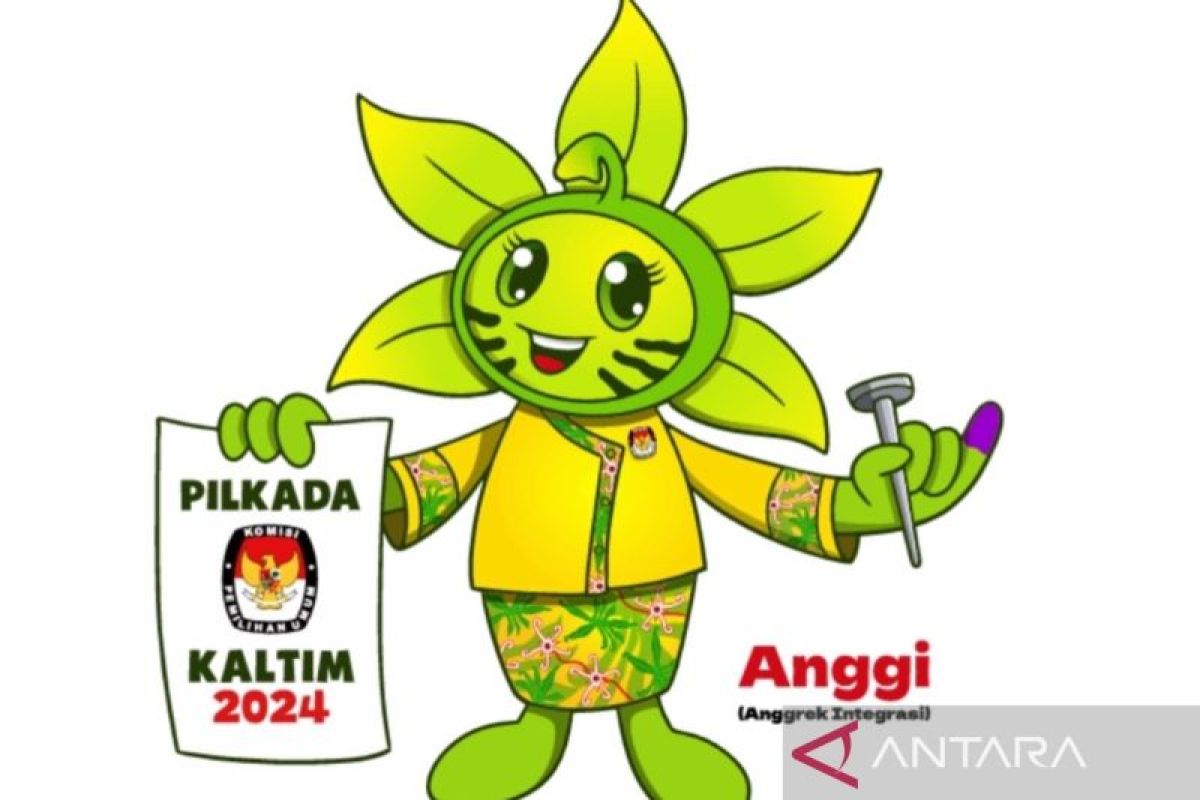 KPU tetapkan Angrek Integrasi  maskot Pilkada Kaltim 2024