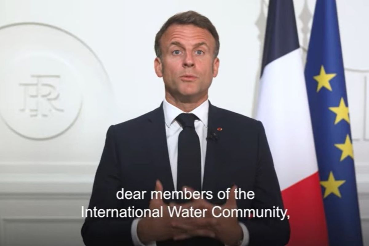 Presiden Emmanuel Macron optimistis WWF ke-10 di Bali beri solusi masalah air