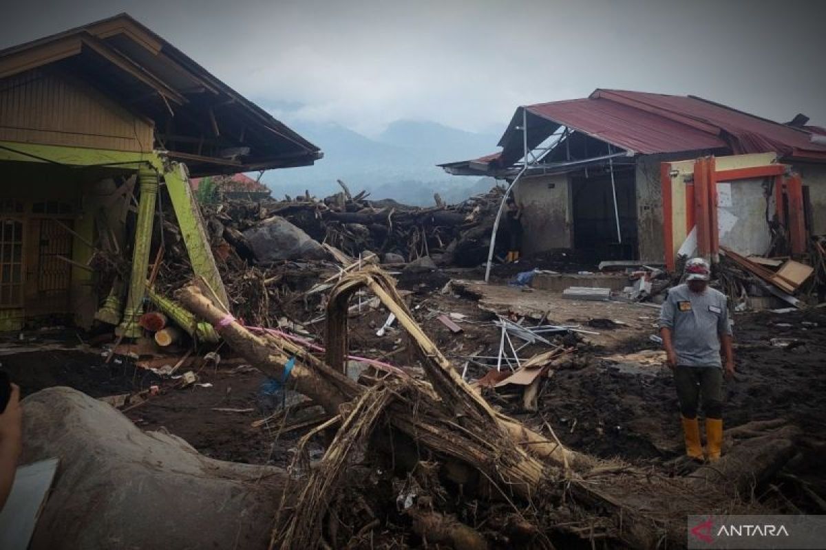 BNPB: 335 rumah baru disiapkan untuk korban banjir lahar dingin Gunung Marapi