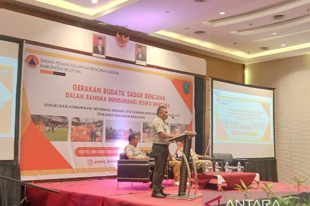 267 kejadian bencana landa Belitung selama 2023, karhutla mendominasi