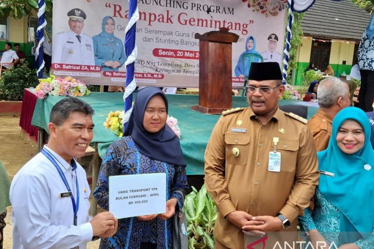 BKKBN Babel Lakukan Intervensi Serentak Turunkan Stunting Dalam Peluncuran 