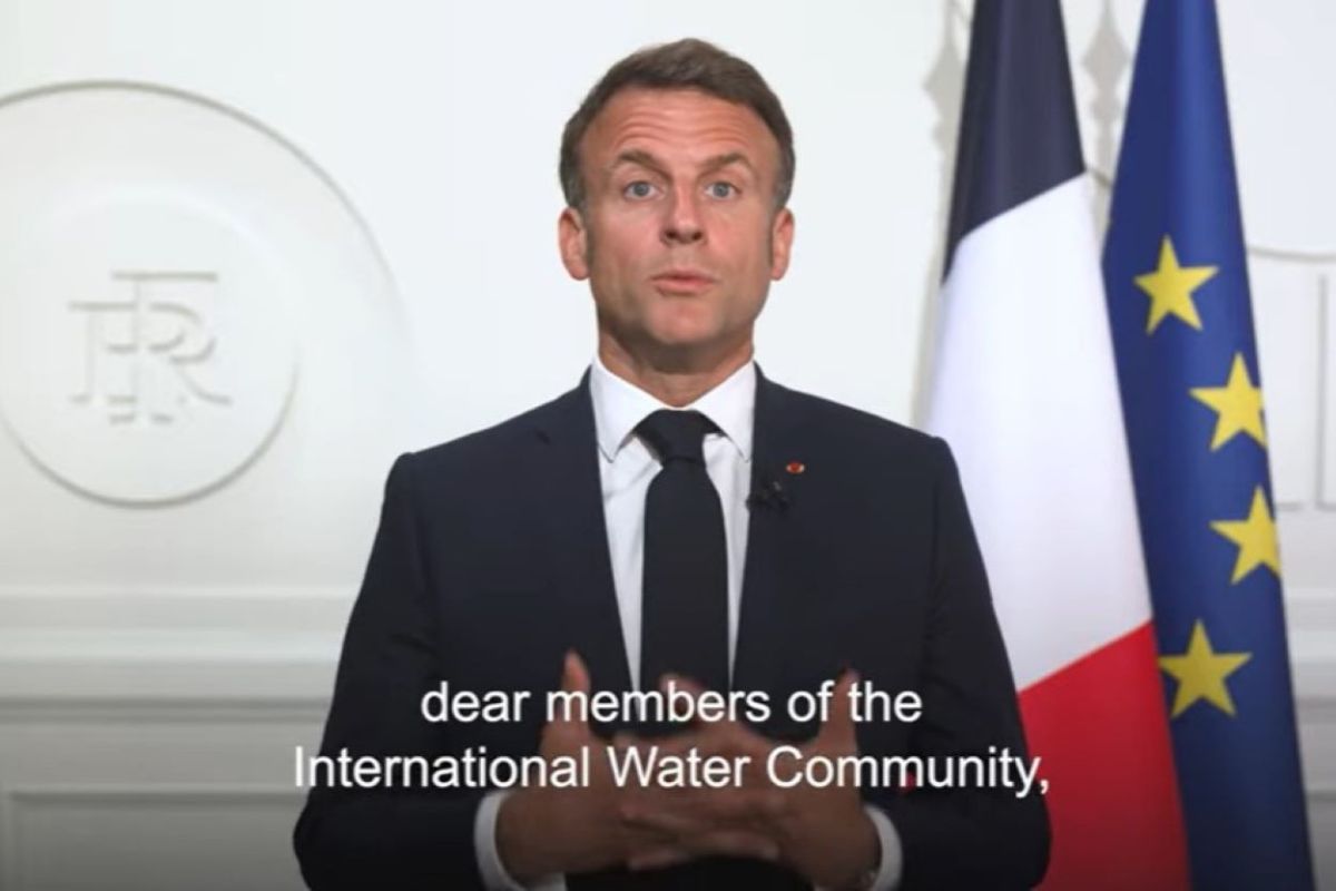 Presiden Prancis Macron optimistis WWF ke-10 di Bali beri solusi masalah air