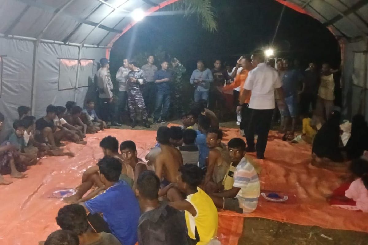 Polres: 51 pengungsi Rohingya tiba di Kabupaten Langkat
